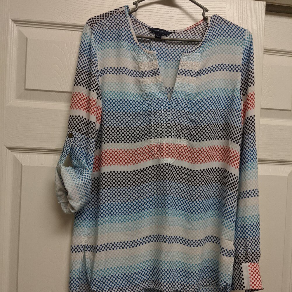 Long sleeve tunic blouse